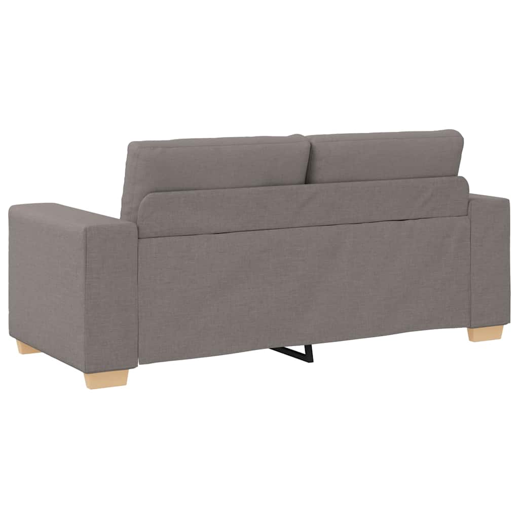 tópszínű szövet loveseat kanapé 180x77x82 cm