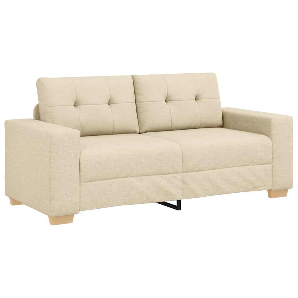 krém szövet loveseat kanapé 180x77x82 cm