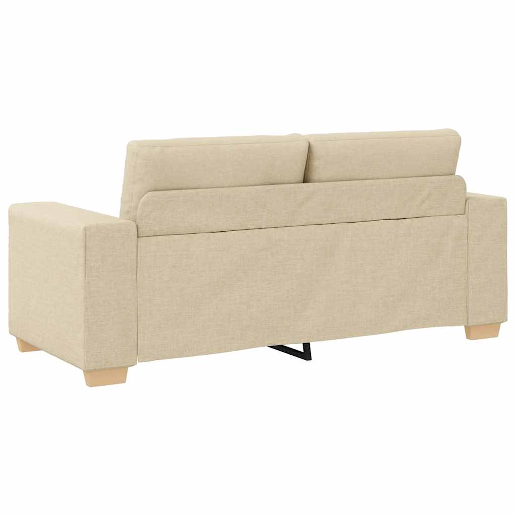 krém szövet loveseat kanapé 180x77x82 cm