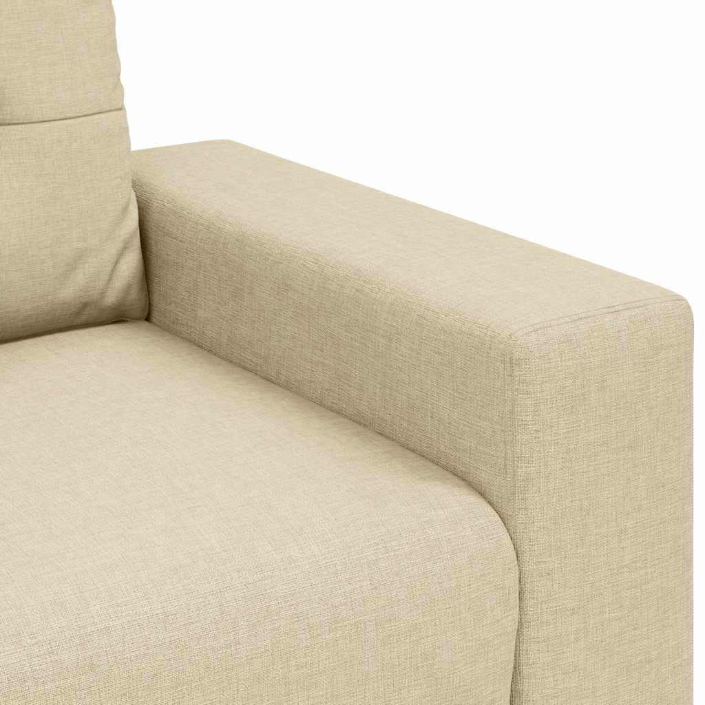 krém szövet loveseat kanapé 180x77x82 cm
