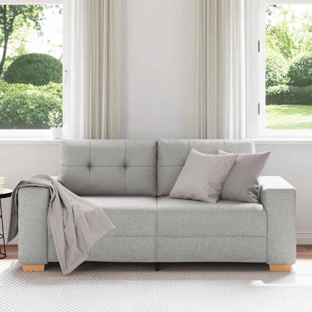 felhőszürke szövet loveseat kanapé 180x77x82 cm