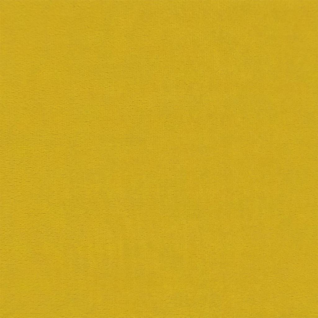 sárga bársony kanapéfotel 100x78x80 cm