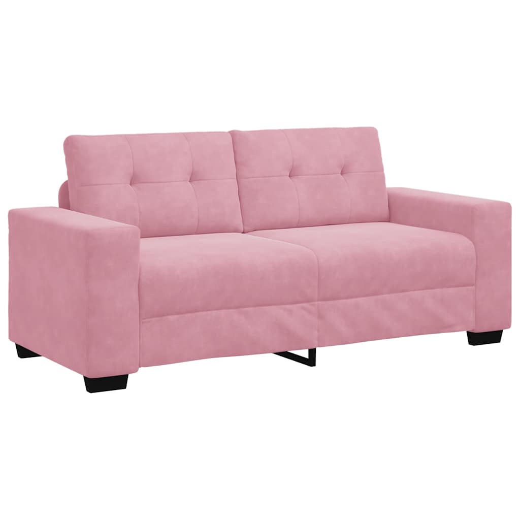 rózsaszín bársony loveseat kanapé 180x77x82 cm