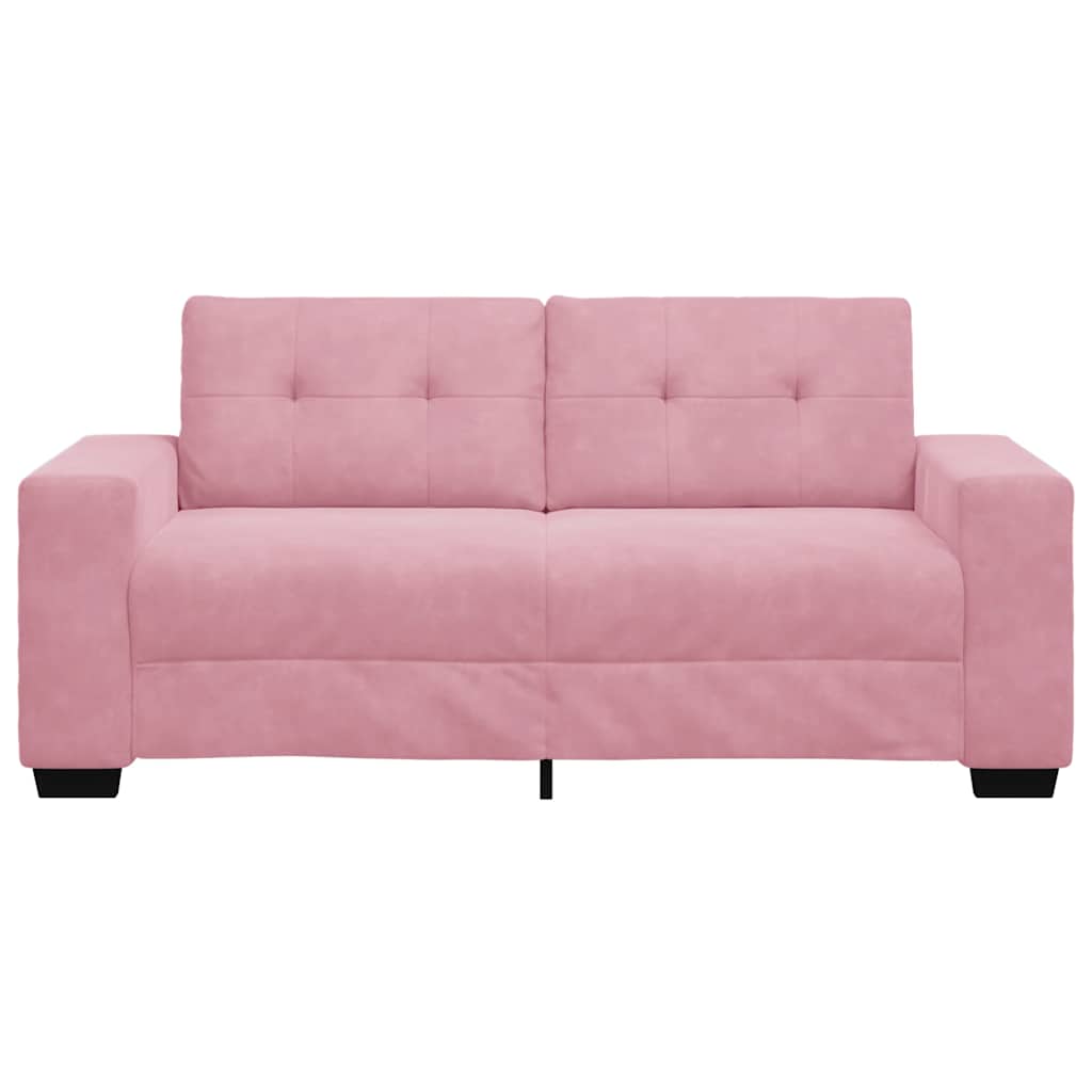 rózsaszín bársony loveseat kanapé 180x77x82 cm
