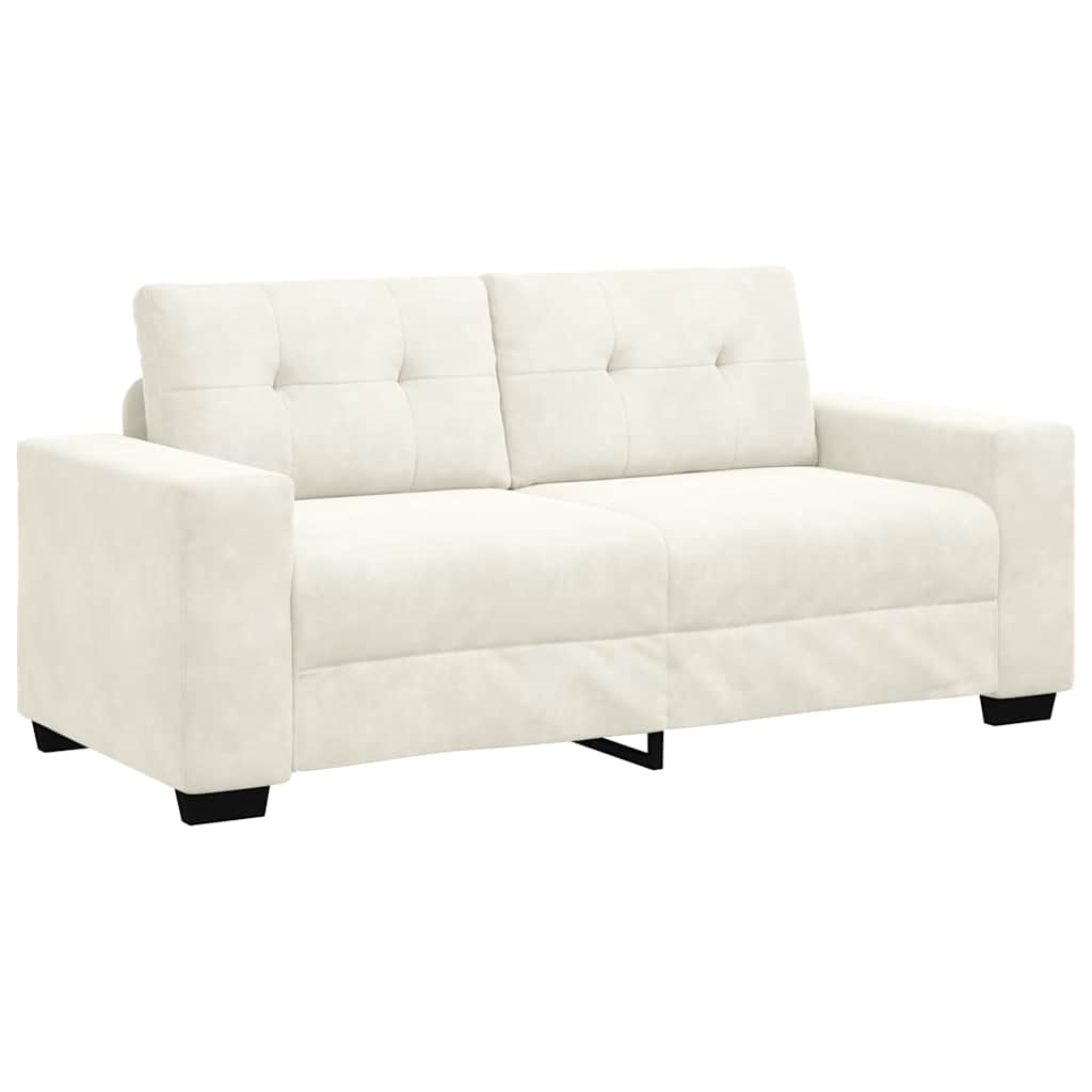 krém bársony loveseat kanapé 180x77x82 cm