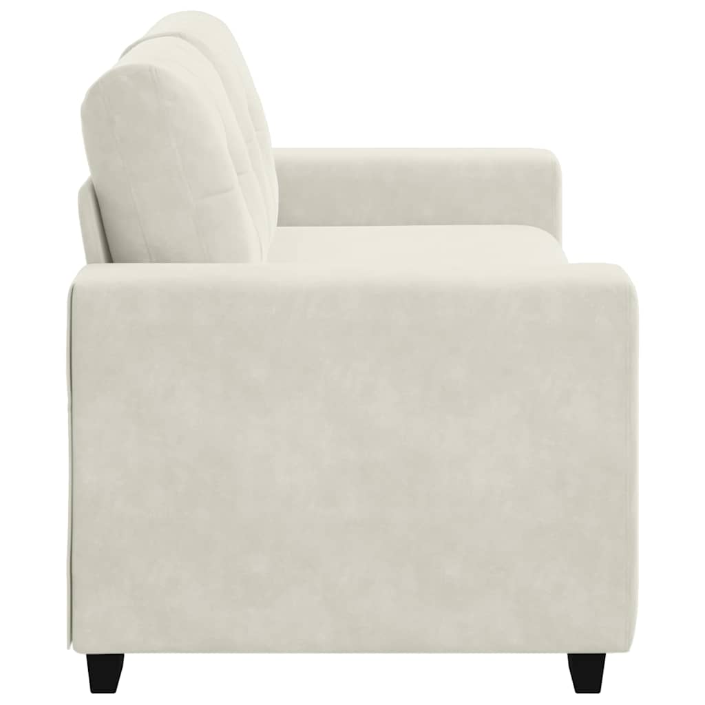 krém bársony loveseat kanapé 180x77x82 cm