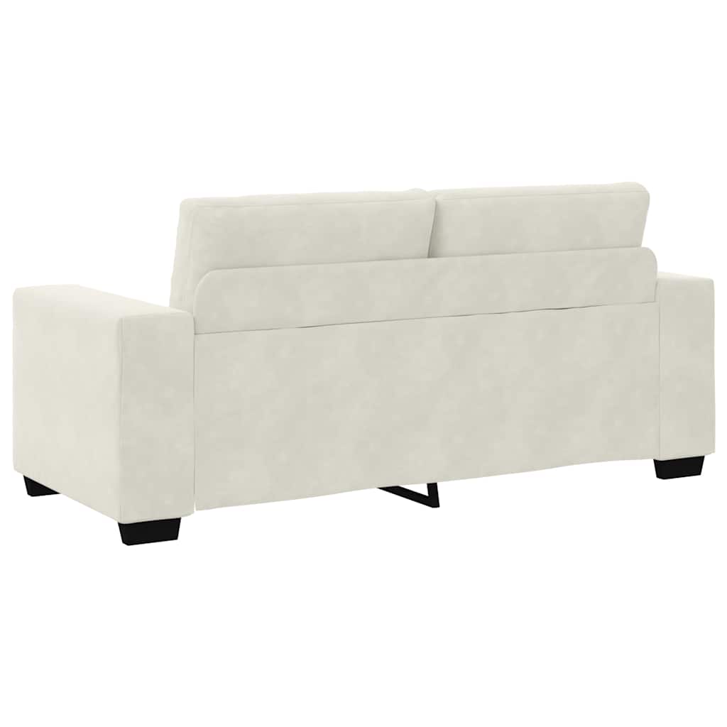 krém bársony loveseat kanapé 180x77x82 cm