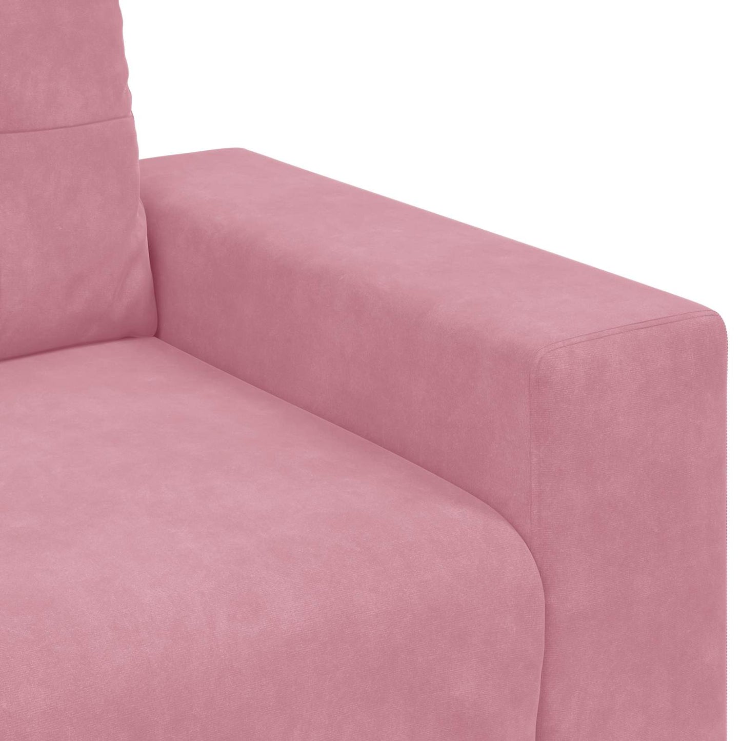 3-Fős kanapé Rózsaszín 220 cm Bársony