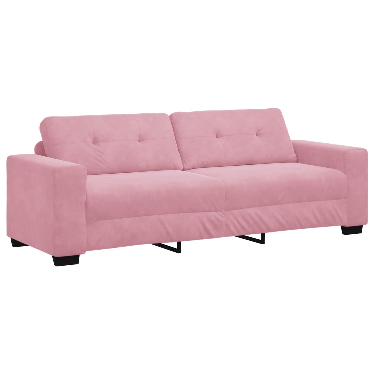 3-Fős kanapé Rózsaszín 220 cm Bársony