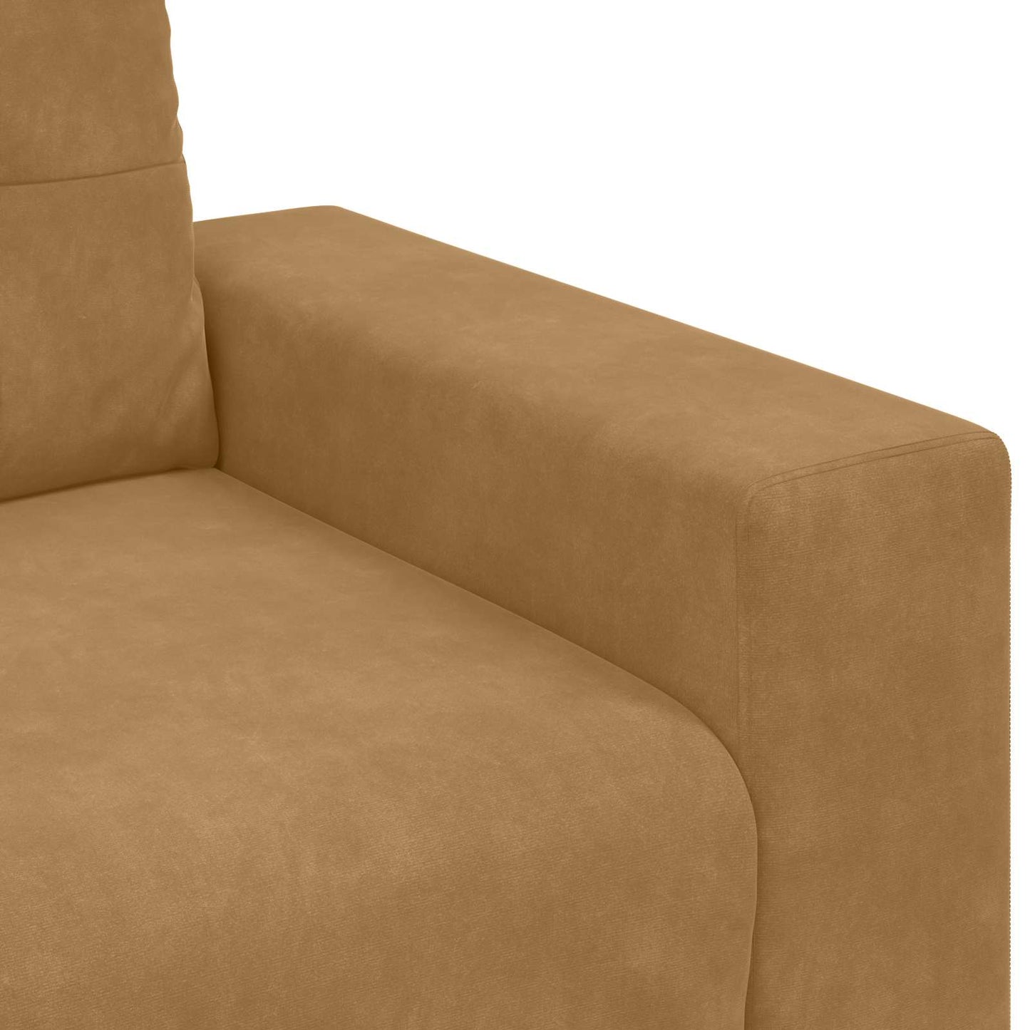 3-Fős kanapé Barna 220 cm Bársony