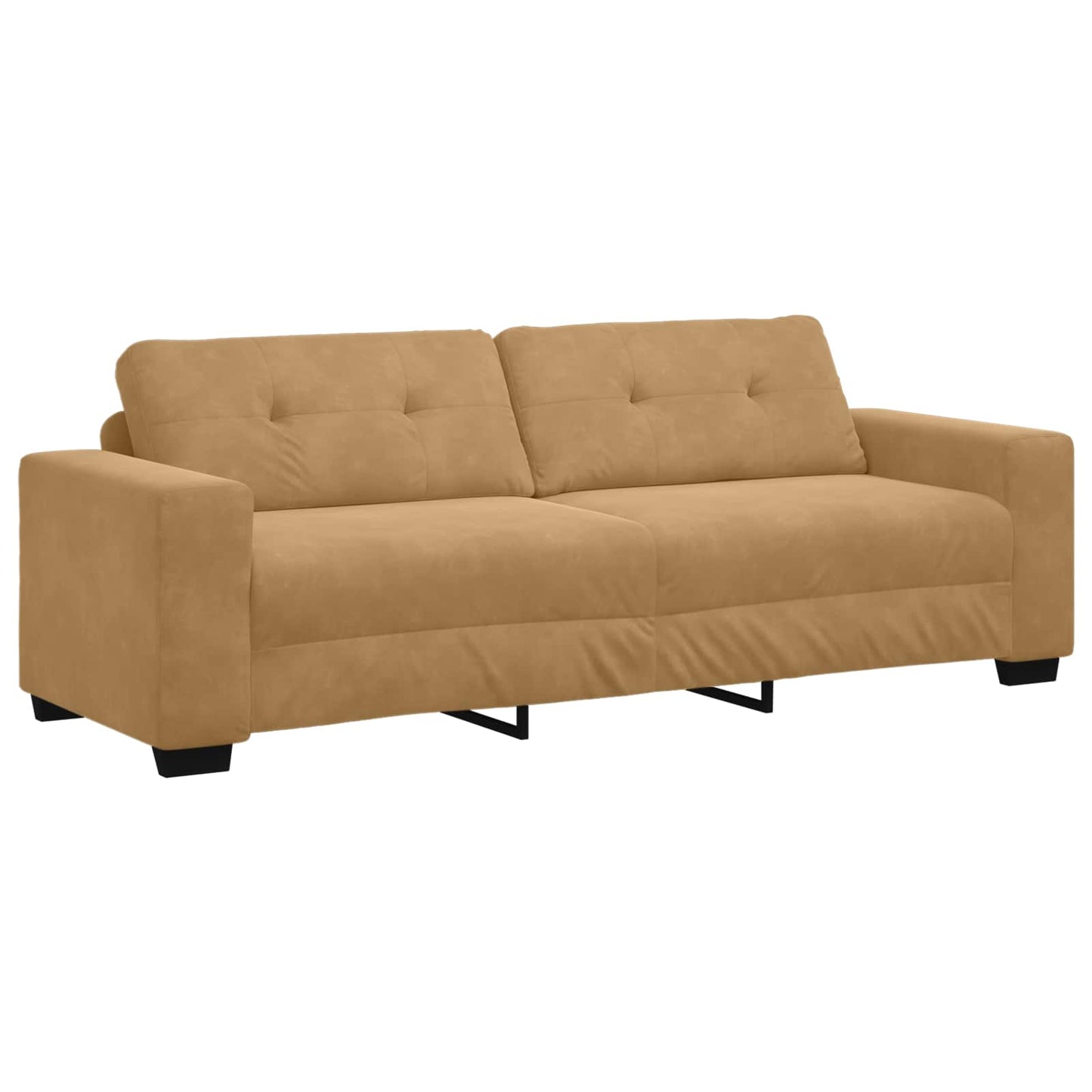 3-Fős kanapé Barna 220 cm Bársony