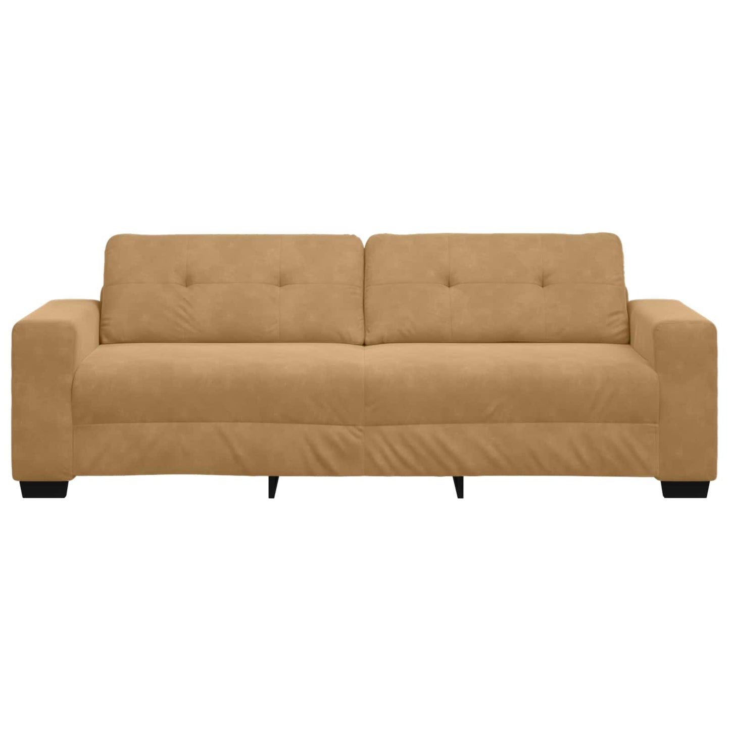 3-Fős kanapé Barna 220 cm Bársony