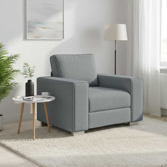 Fotel Világosszürke 100 cm szövet