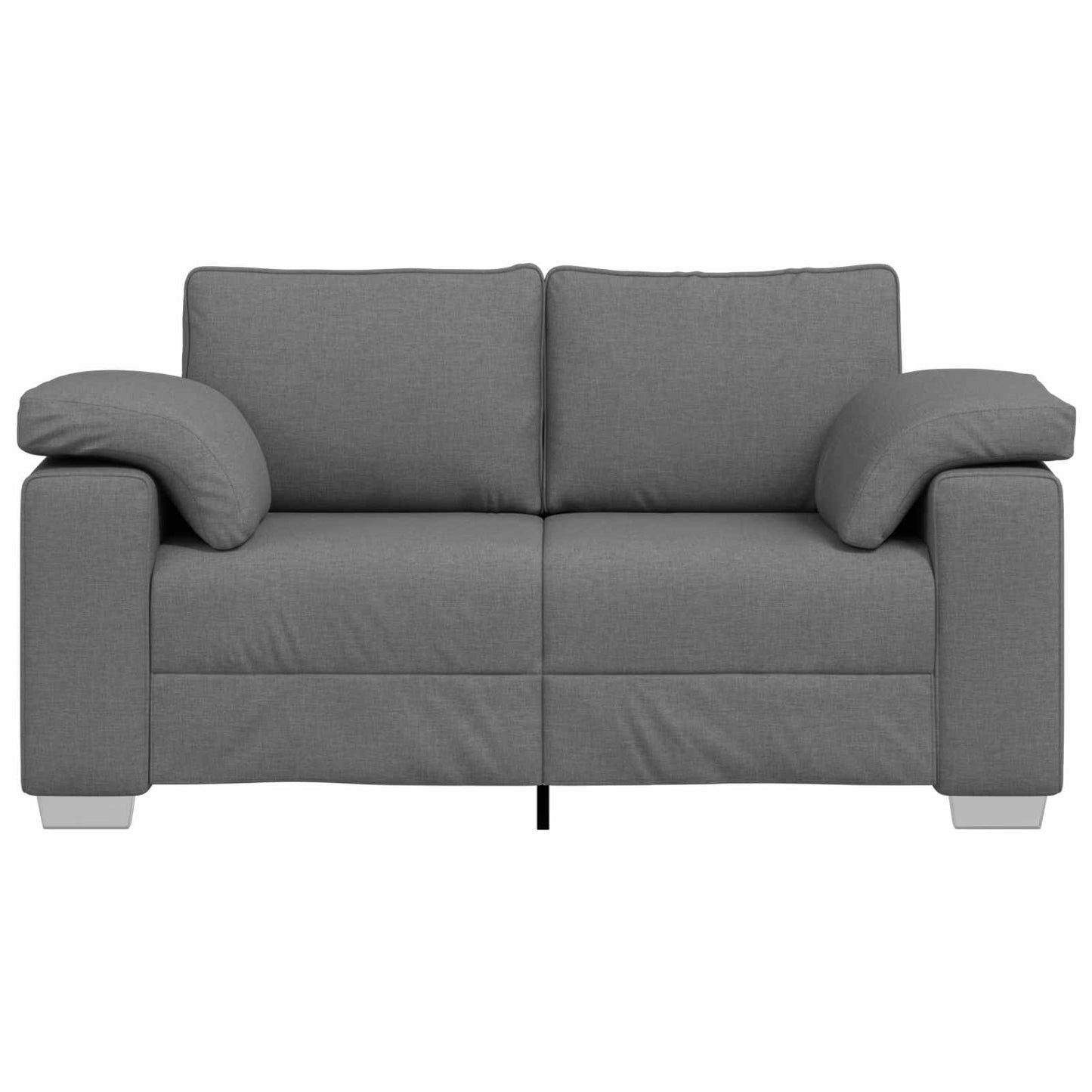 Kétszemélyes kanapé Sötétszürke 160 cm szövet