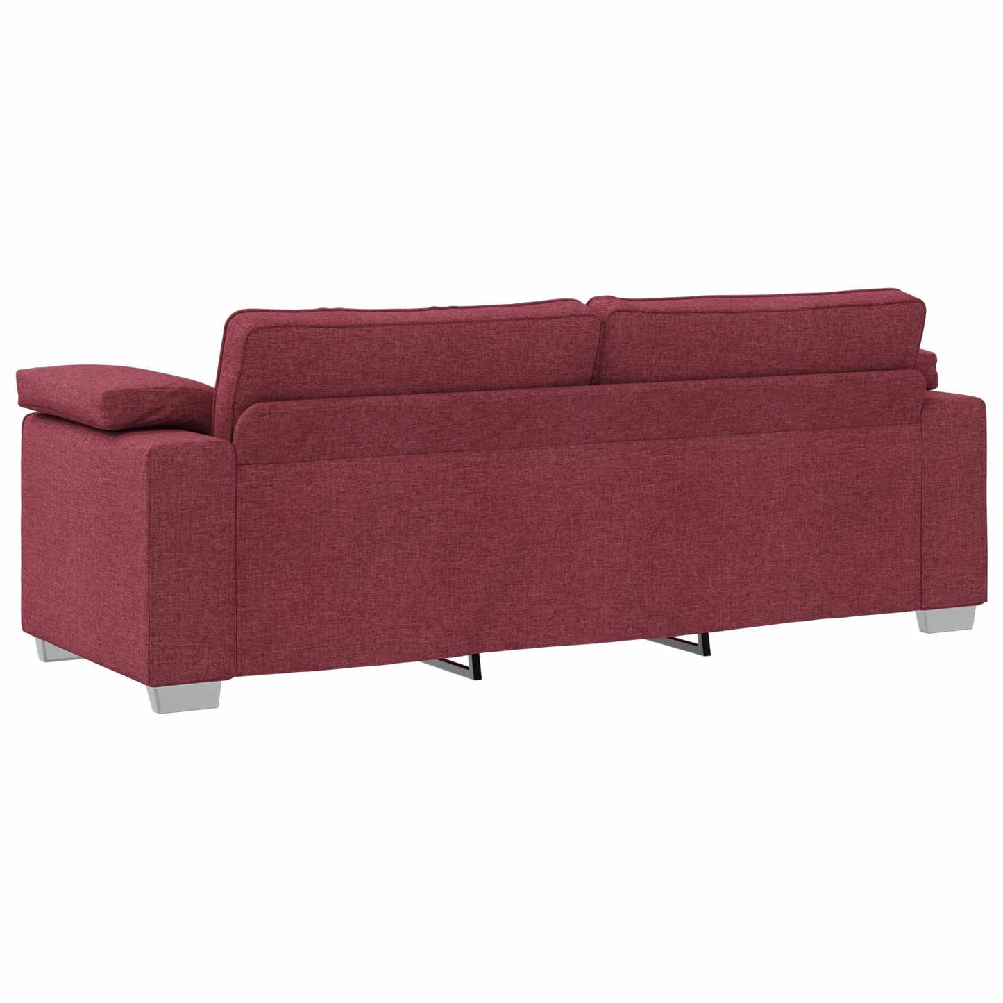 3-Fős kanapé Bordó 220 cm szövet