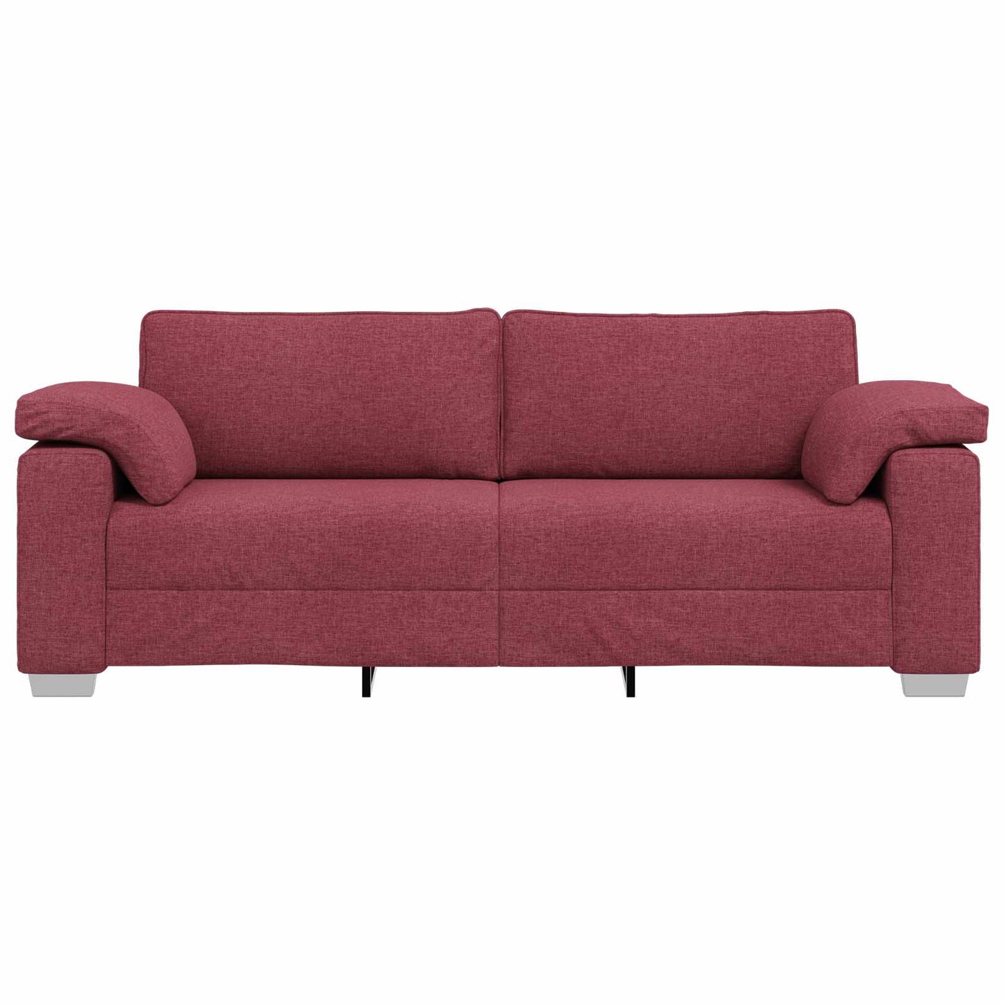 3-Fős kanapé Bordó 220 cm szövet