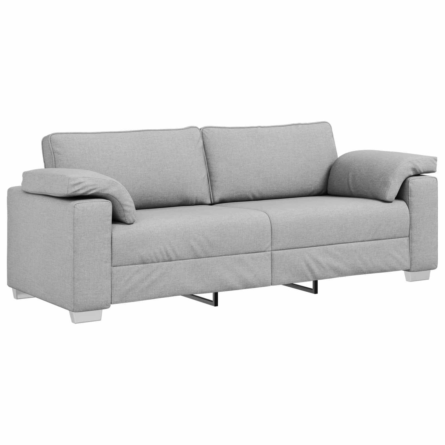3-Fős kanapé Felhőszürke 220 cm szövet