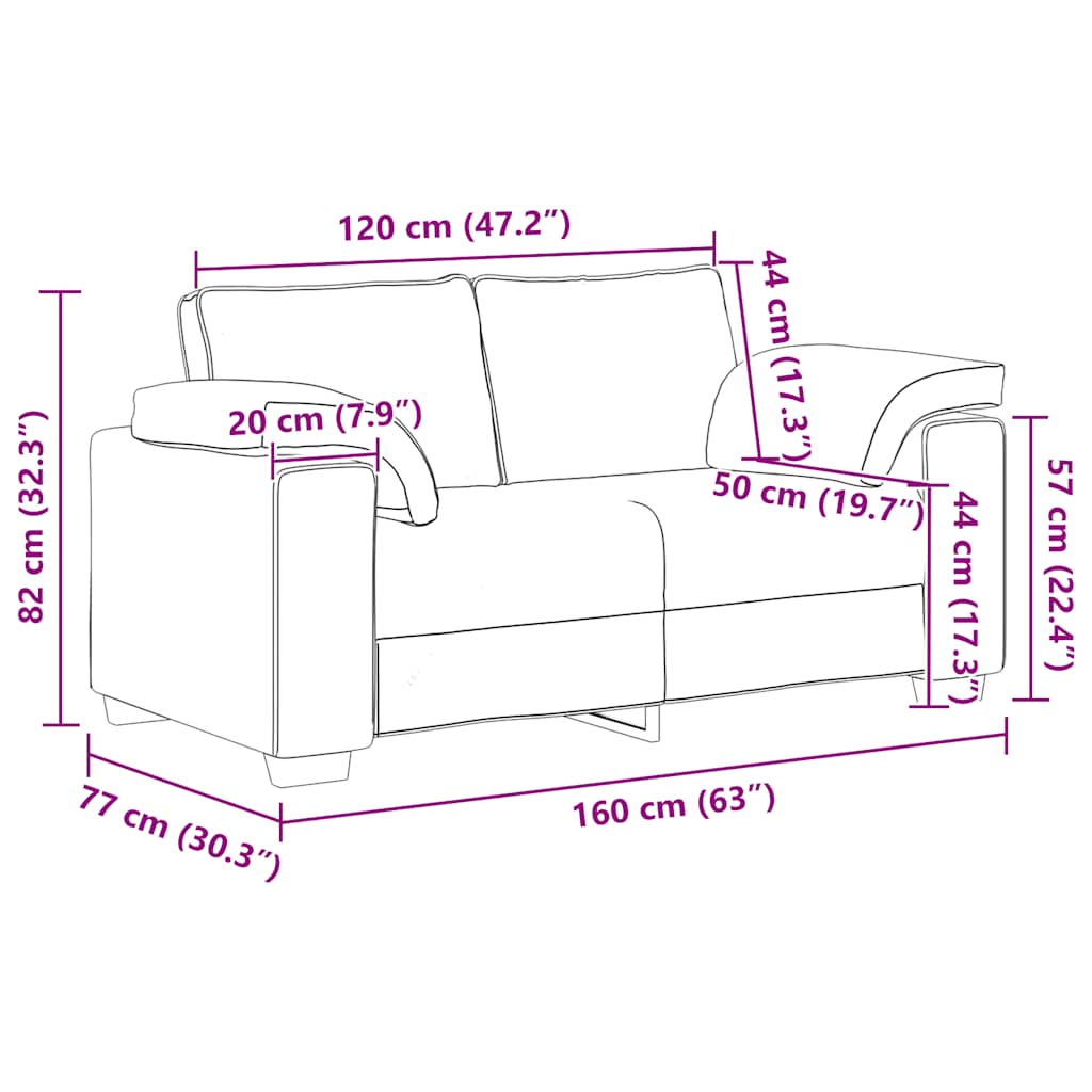 sárga bársony loveseat kanapé 160x77x82 cm
