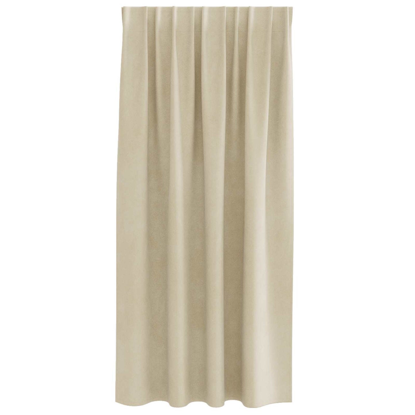Sötétítő függönyök 2 pcs Krém 140 x 175 cm Bársony