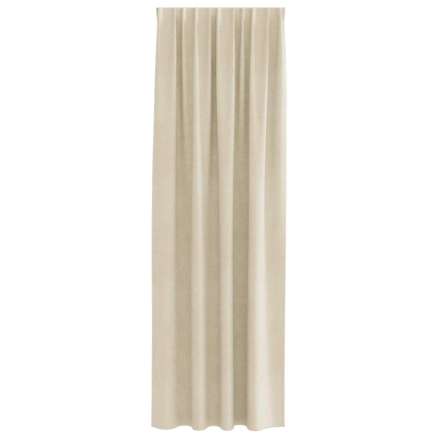Sötétítő függönyök 2 pcs Krém 140 x 260 cm Bársony