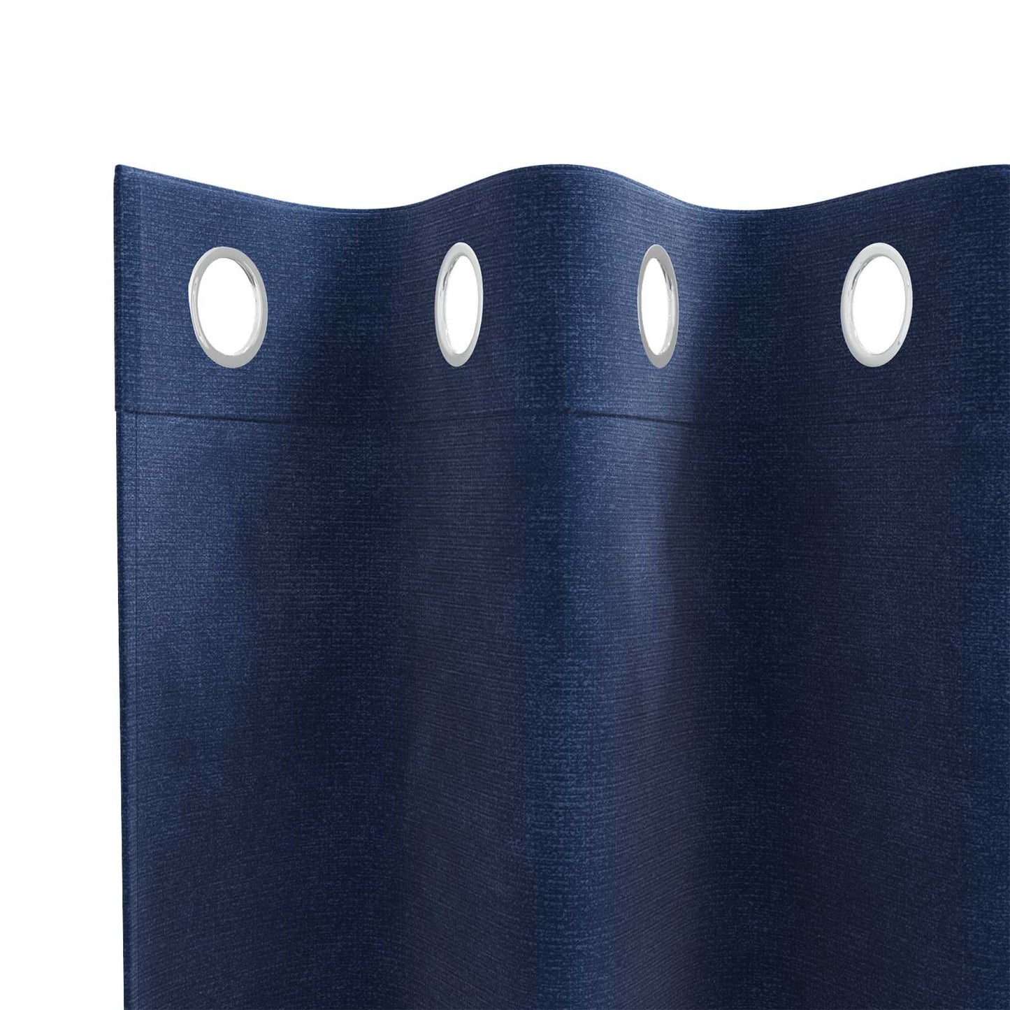 Sötétítő függönyök 2 pcs Sötét kék 140 x 225 cm Bársony