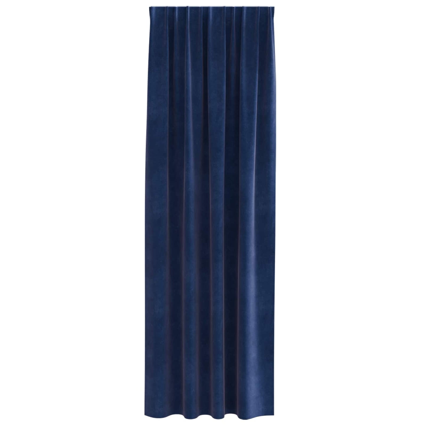 Sötétítő függönyök 2 pcs Sötét kék 140 x 225 cm Bársony