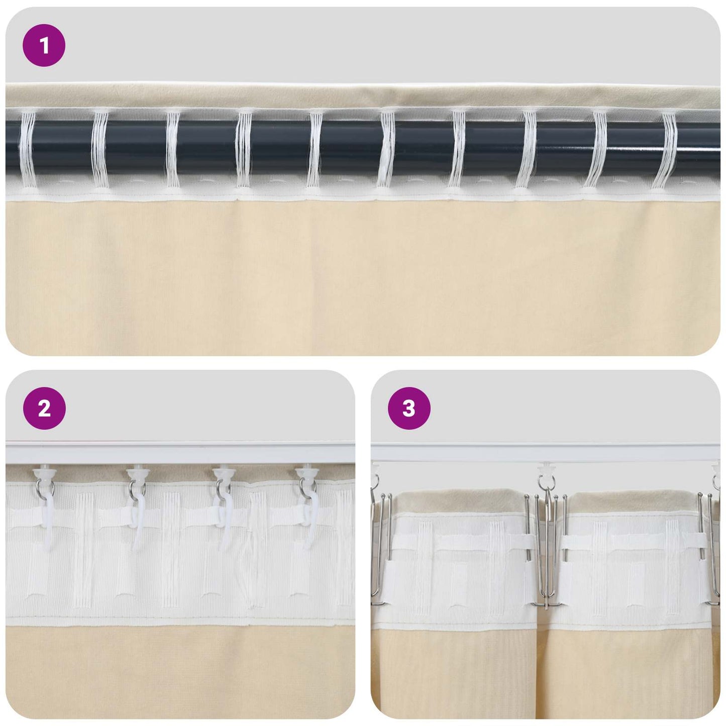 Sötétítő függönyök 2 pcs Sötét rózsaszín 140 x 260 cm Bársony