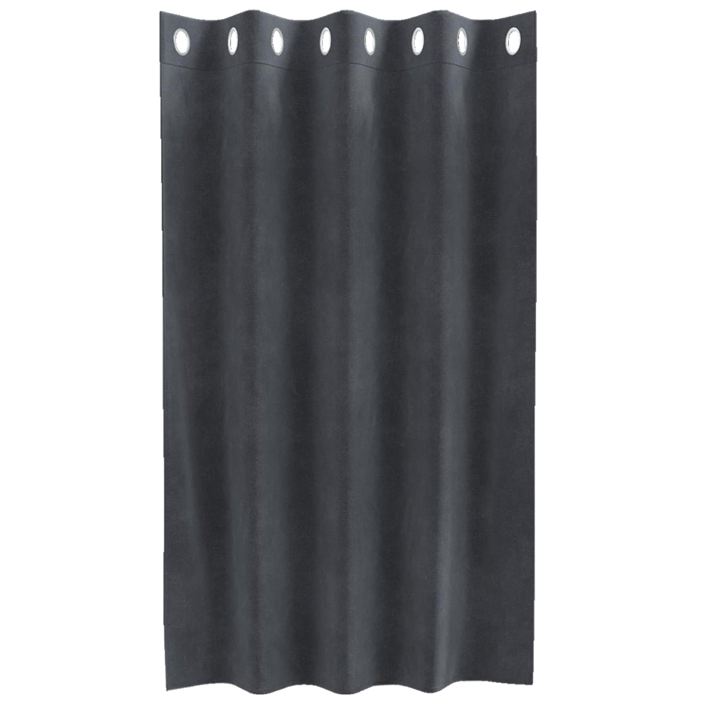 Sötétítő függönyök 2 db Világosszürke 140 x 140 cm Bársony