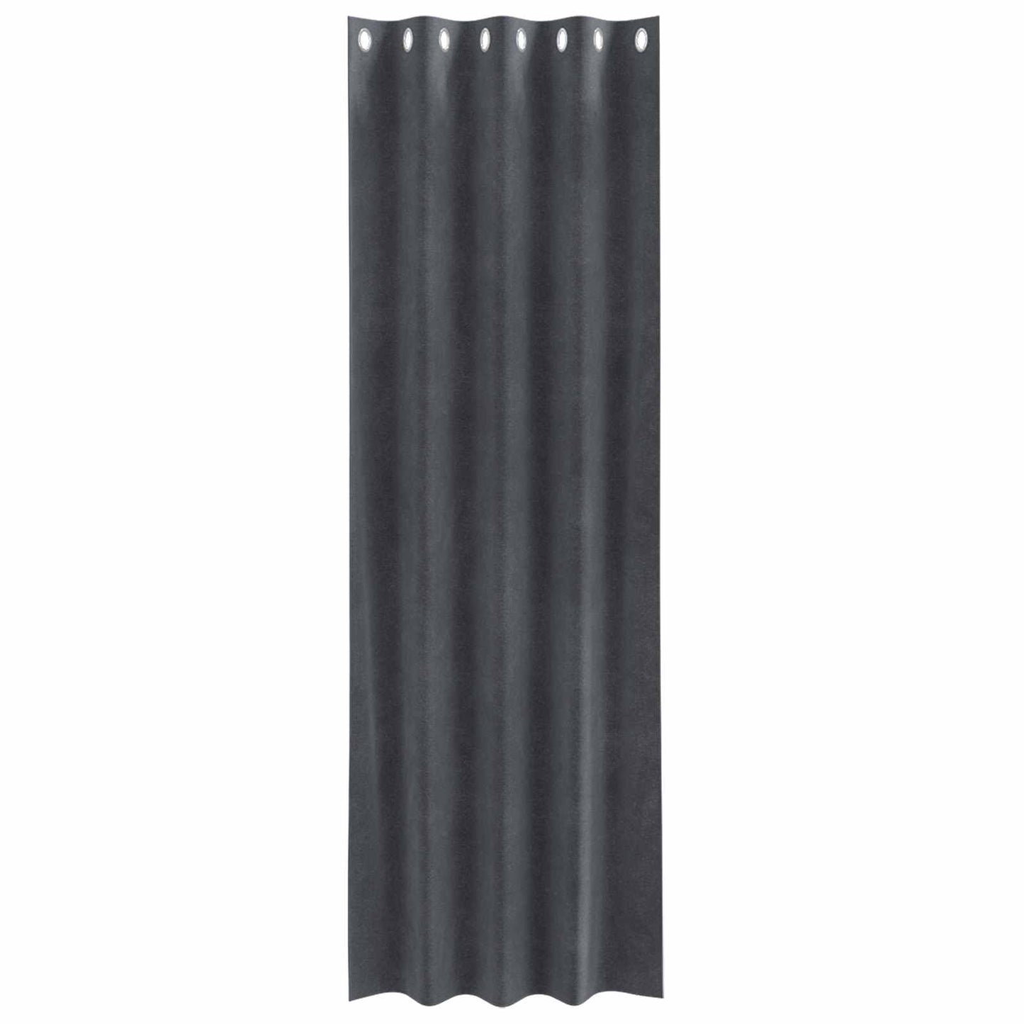Sötétítő függönyök 2 pcs Világosszürke 140 x 225 cm Bársony