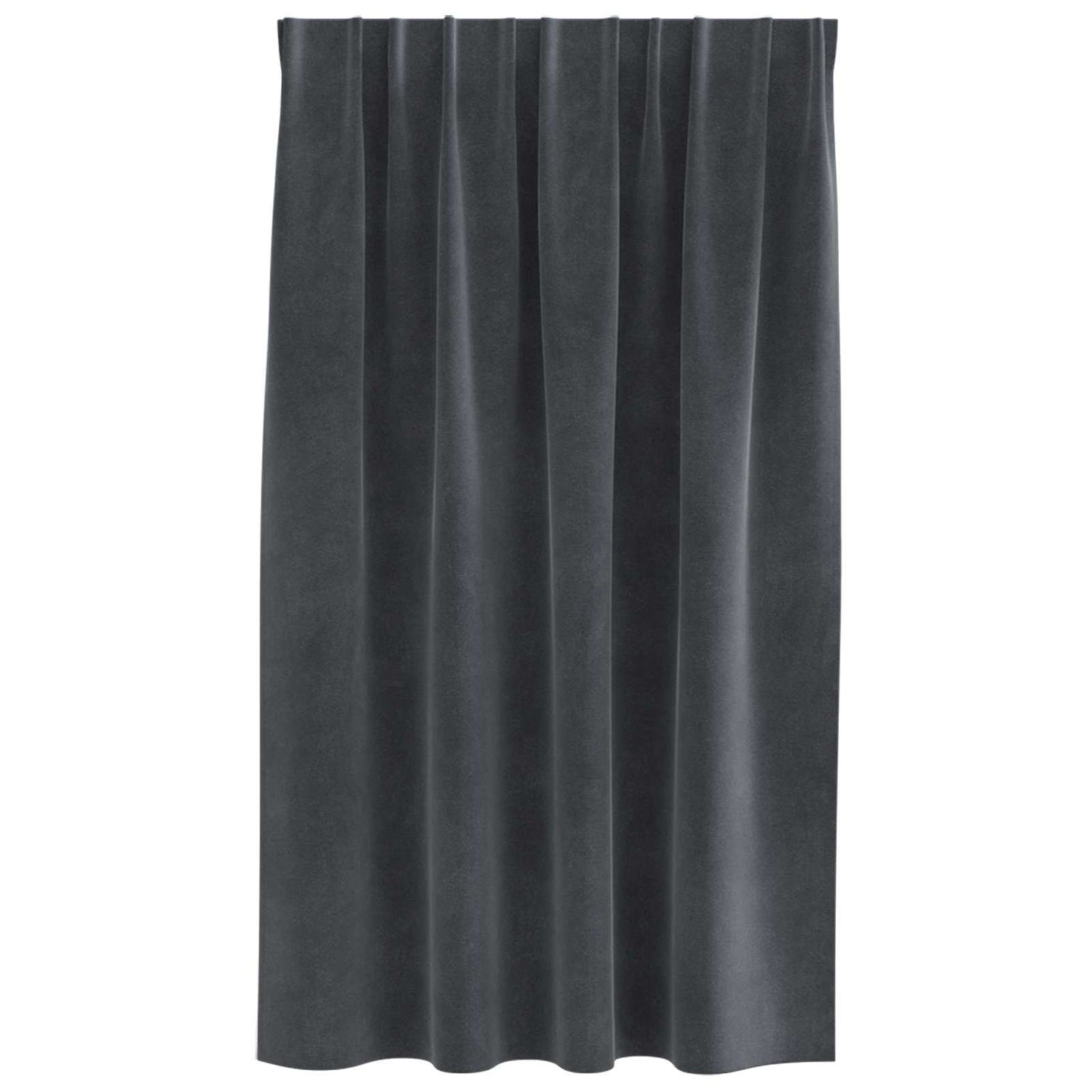 Sötétítő függönyök 2 pcs Világosszürke 140 x 140 cm Bársony