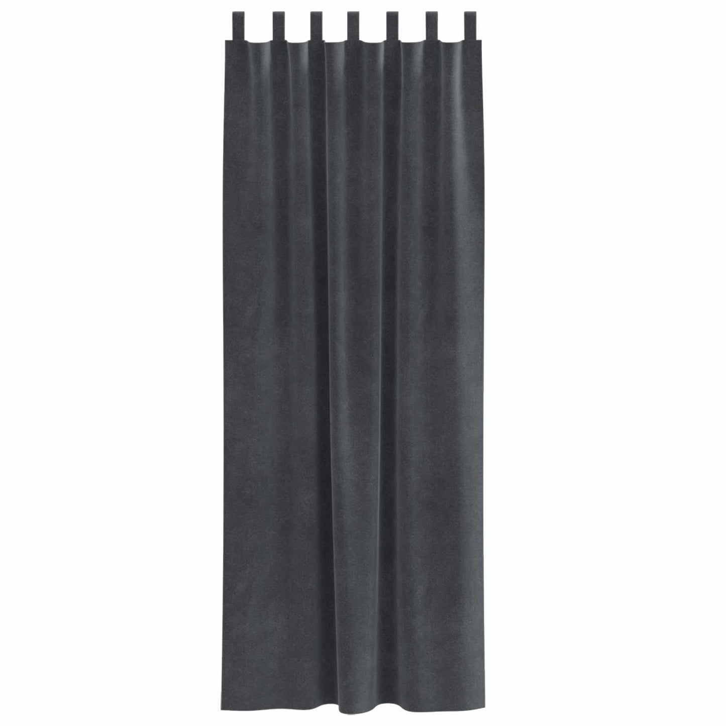 Sötétítő függönyök 2 pcs Világosszürke 140 x 245 cm Bársony