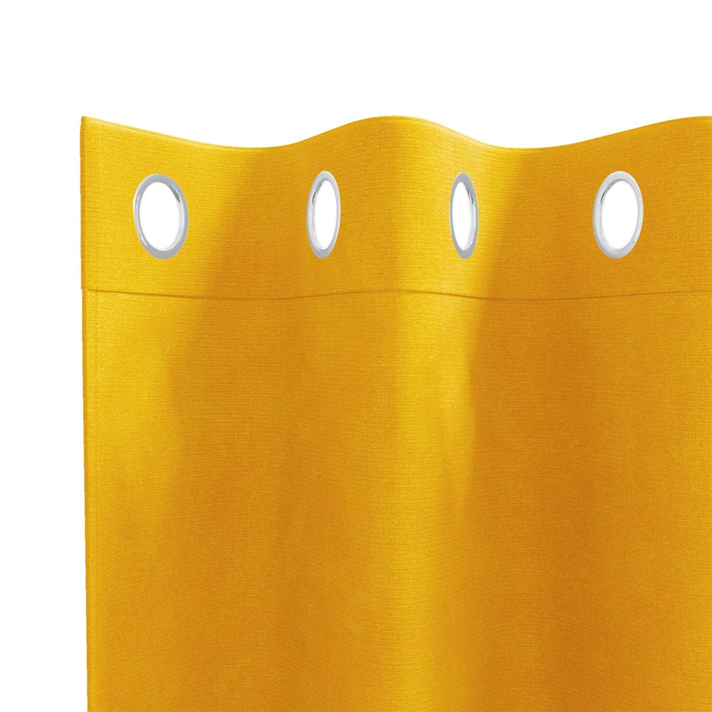 Sötétítő függönyök 2 pcs Mustár sárga 140 x 225 cm Bársony
