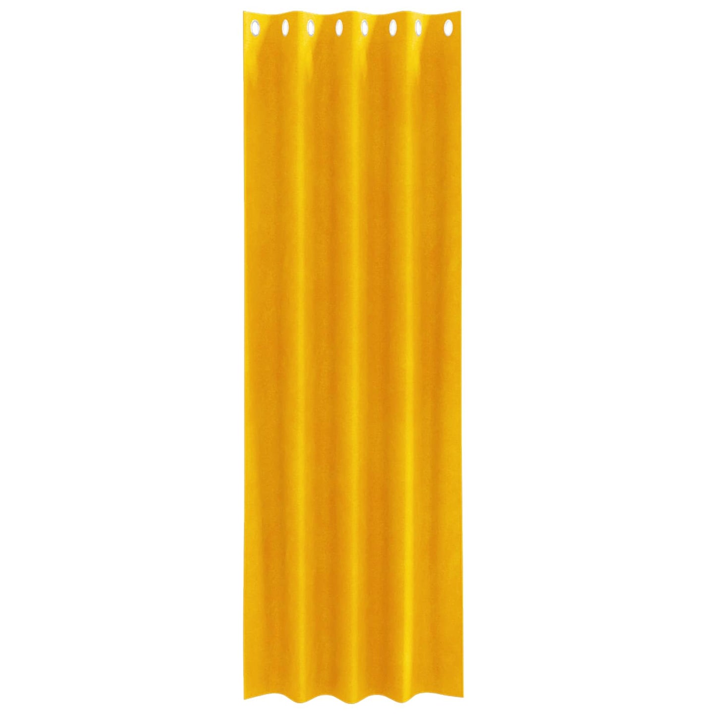 Sötétítő függönyök 2 pcs Mustár sárga 140 x 245 cm Bársony