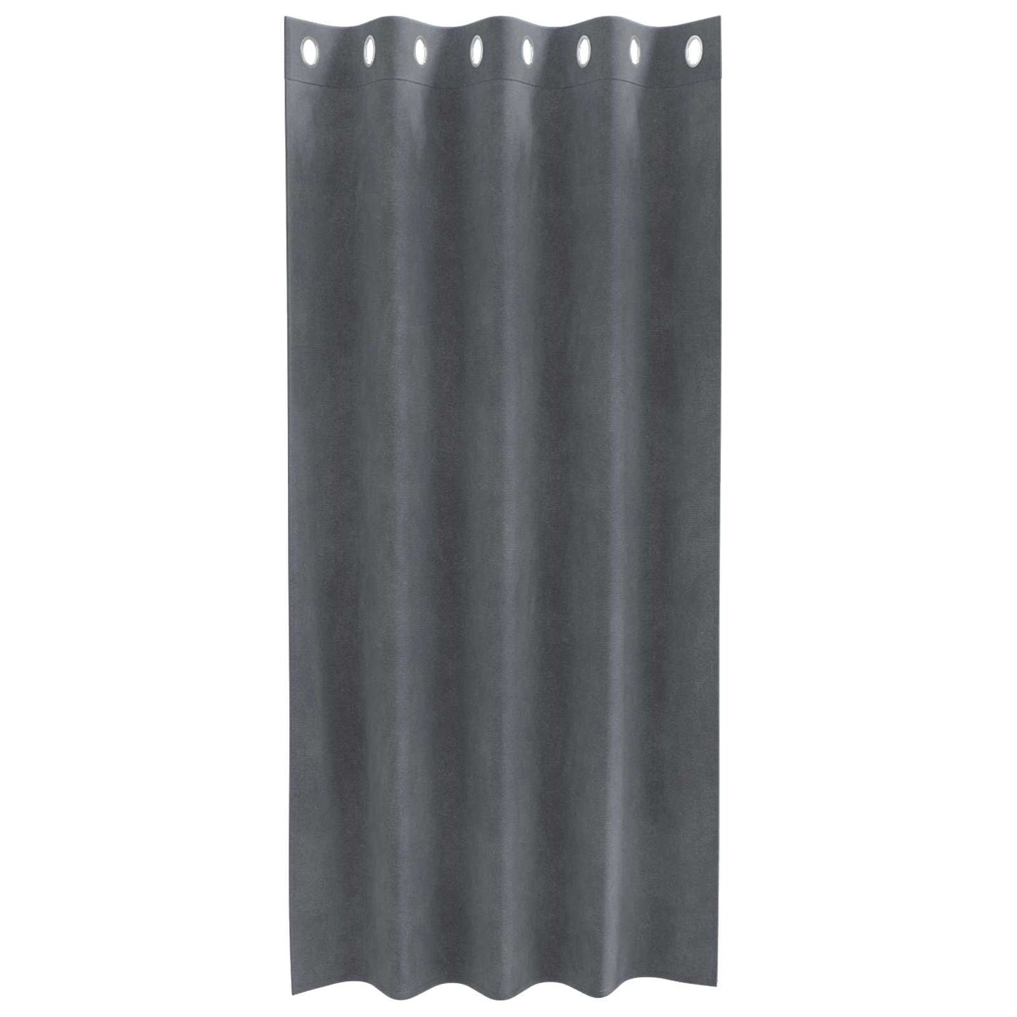 Sötétítő függönyök 2 pcs Világosszürke 140 x 175 cm Bársony