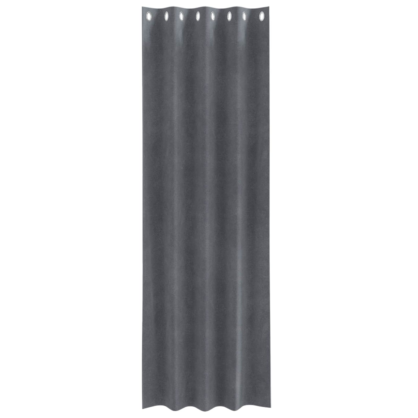 Sötétítő függönyök 2 pcs Világosszürke 140 x 245 cm Bársony
