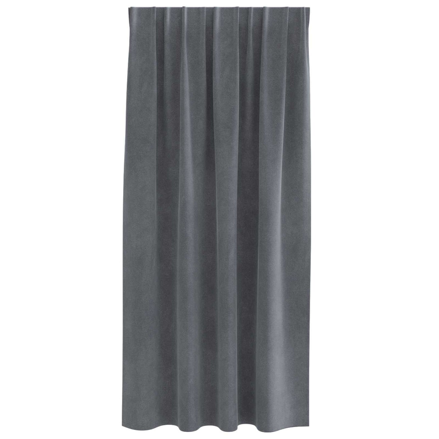 Sötétítő függönyök 2 pcs Világosszürke 140 x 175 cm Bársony