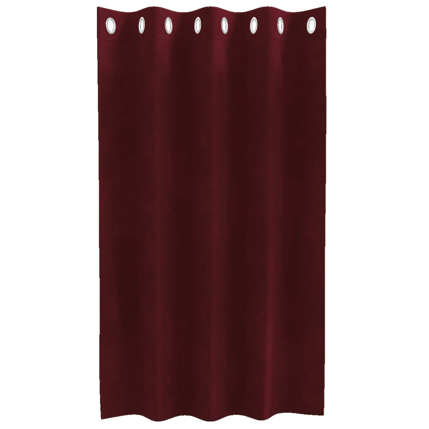 Sötétítő függönyök 2 pcs Bordó 140 x 140 cm Bársony