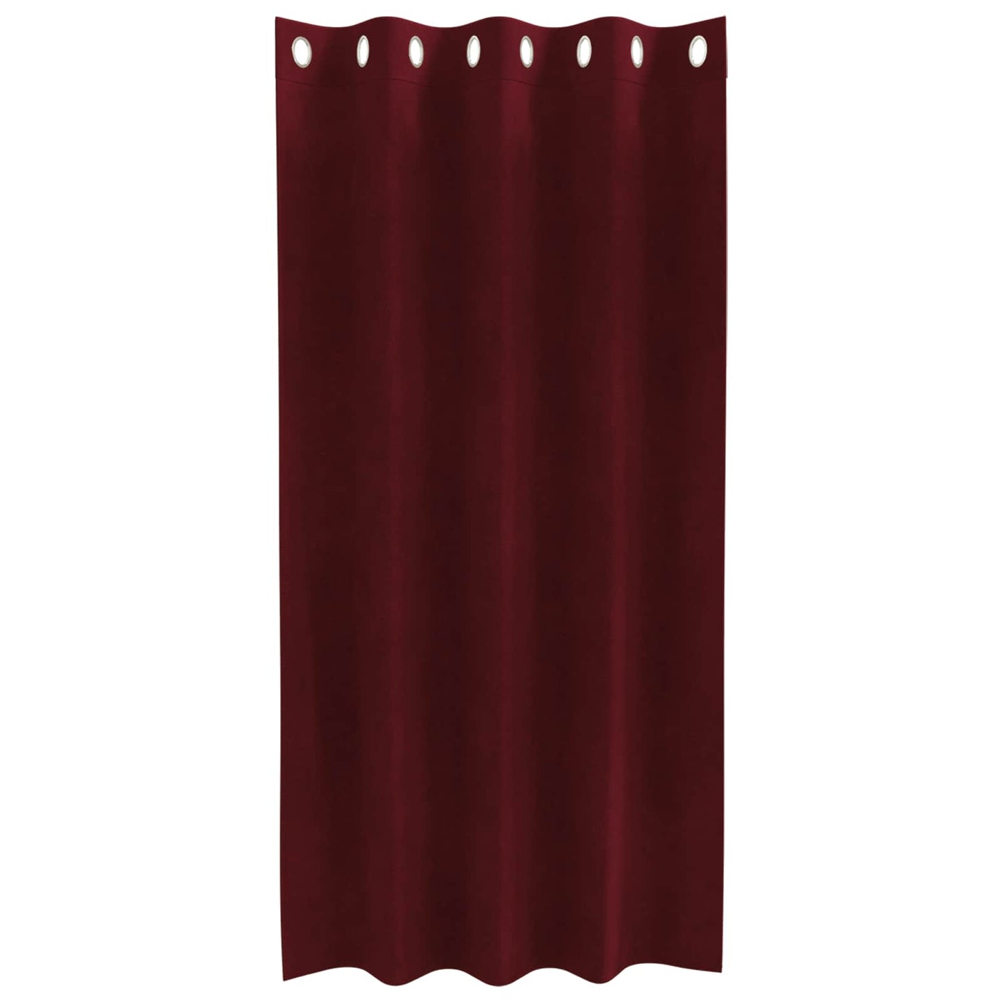 Sötétítő függönyök 2 pcs Bordó 140 x 175 cm Bársony