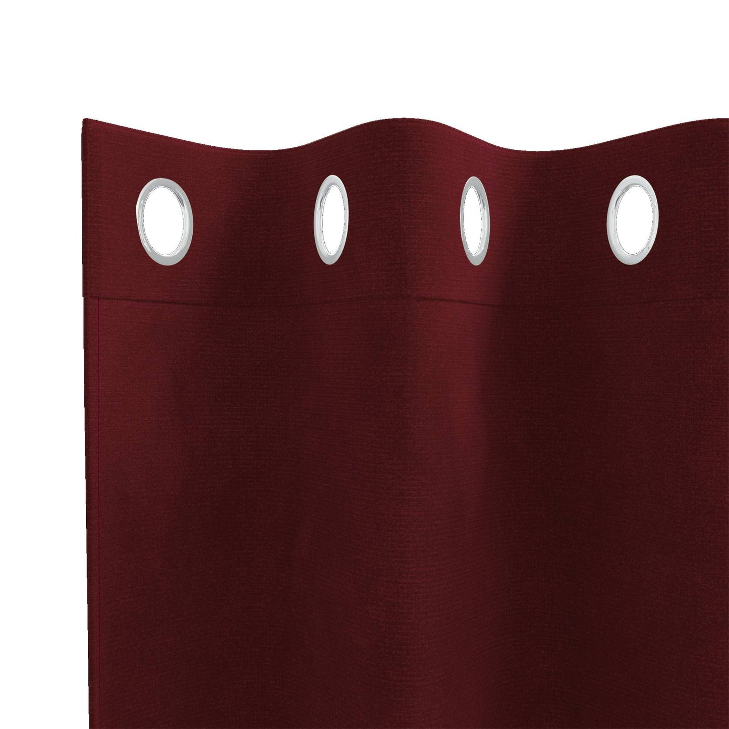 Sötétítő függönyök 2 pcs Bordó 140 x 225 cm Bársony