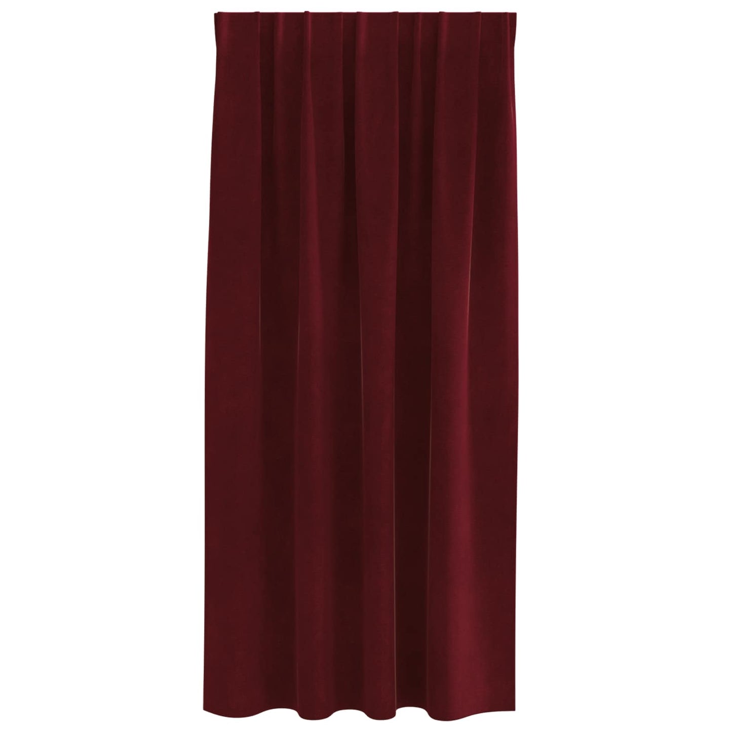 Sötétítő függönyök 2 pcs Bordó 140 x 175 cm Bársony