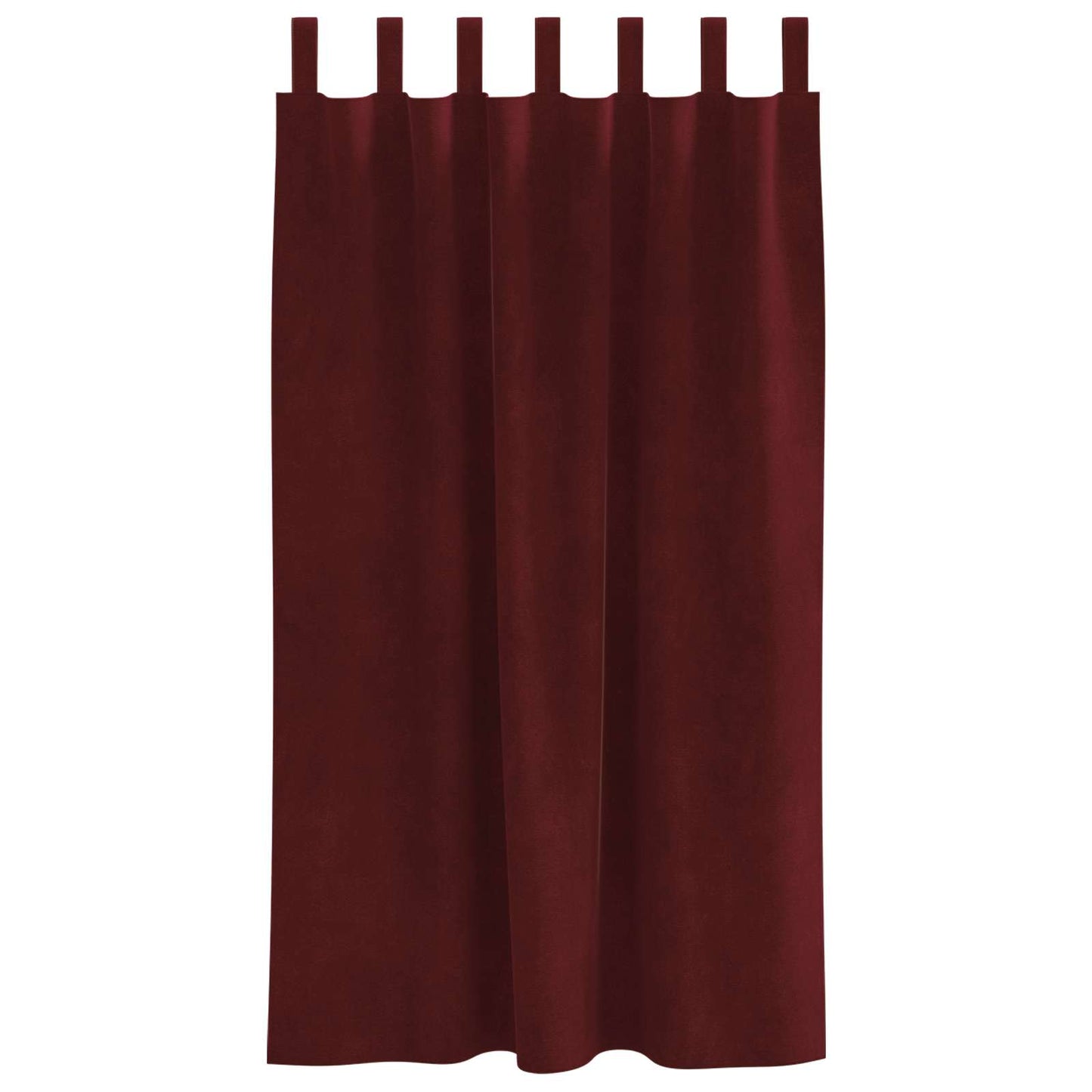 Sötétítő függönyök 2 pcs Bordó 140 x 175 cm Bársony