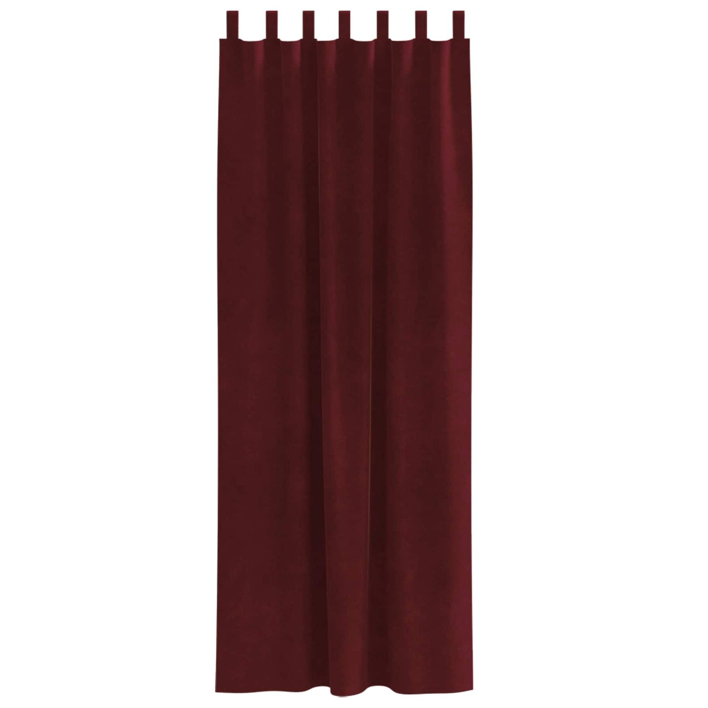 Sötétítő függönyök 2 pcs Bordó 140 x 245 cm Bársony