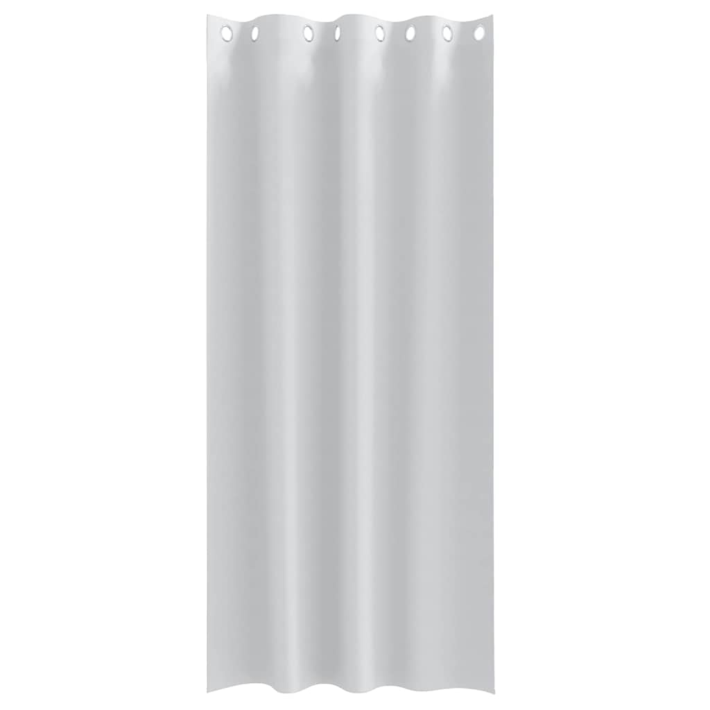 Fekete Függöny Gyűrűkkel 2 db Halvány szürke 225 x 140 cm