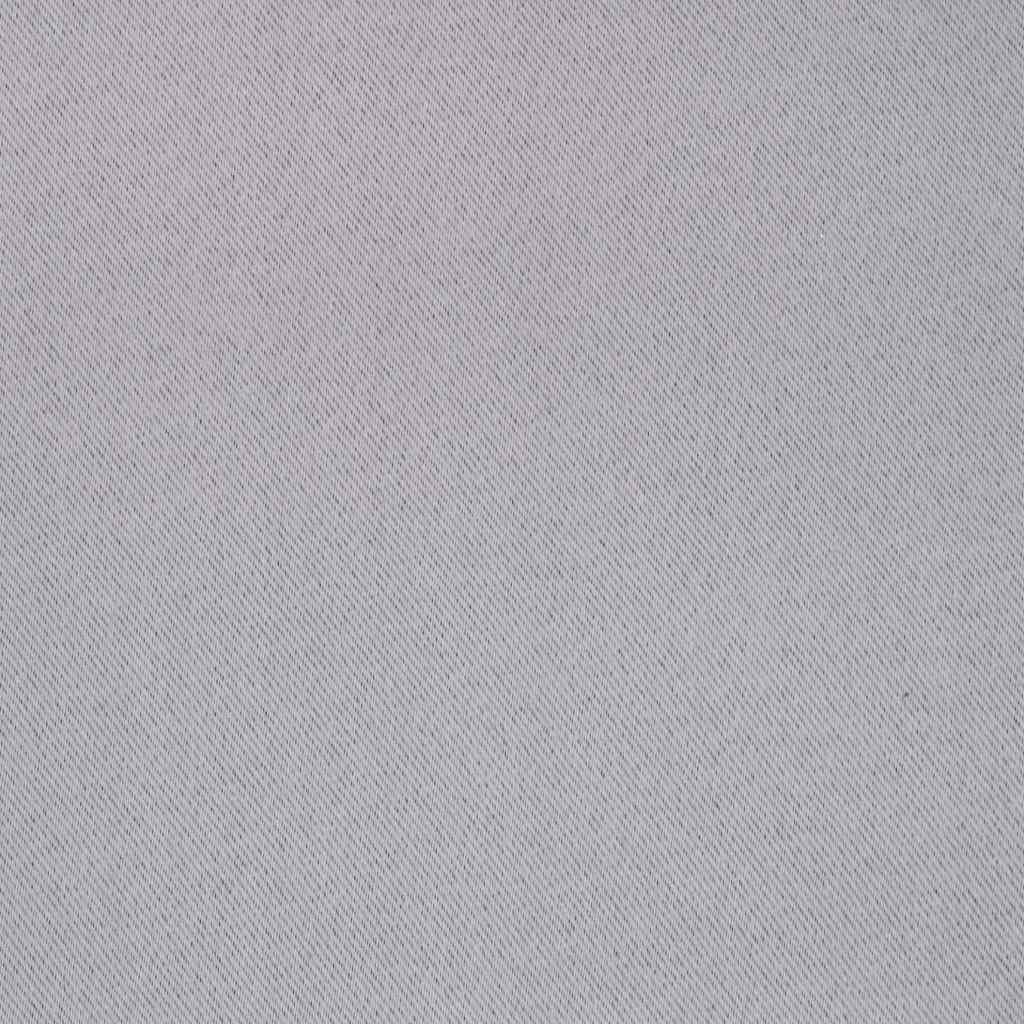 Fekete Függöny Gyűrűkkel 2 db Fém Szürke 175 x 140 cm