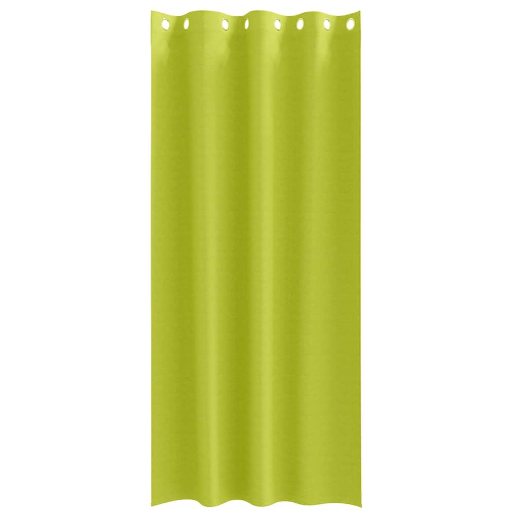 Fekete Függöny Gyűrűkkel 2 db Zöld 260 x 140 cm Poliészter