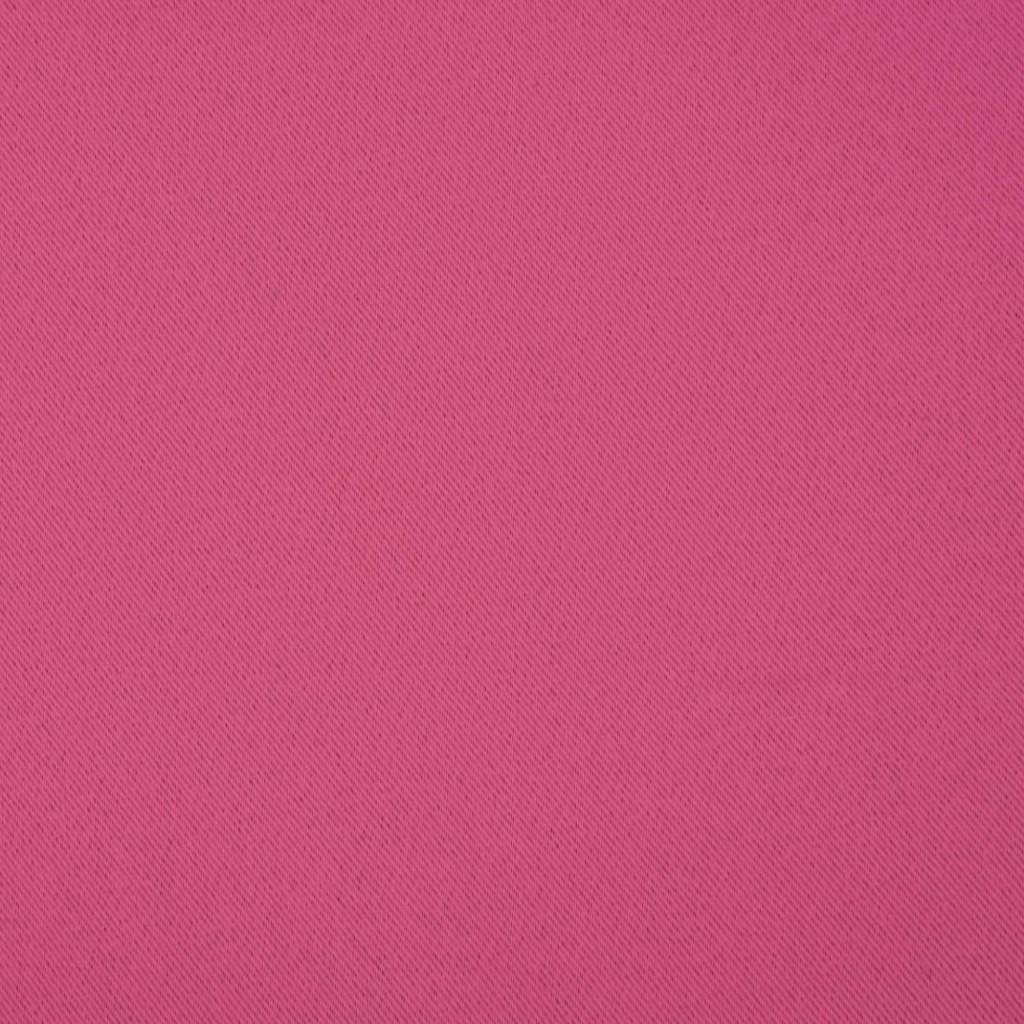 Fekete Függöny Gyűrűkkel 2 db Élénk rózsaszín 245 x 140 cm