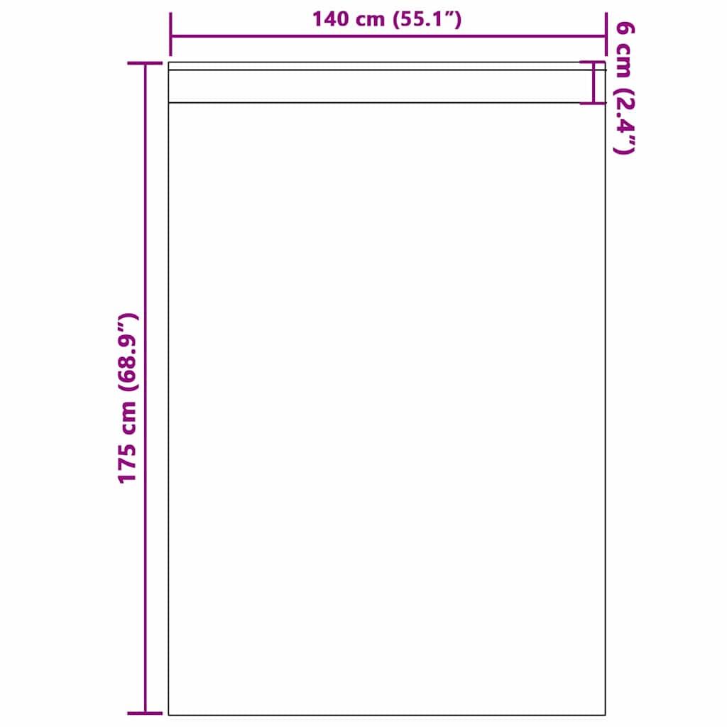 Fekete Függöny Gyűrűkkel 2 db Babarózsaszín 175 x 140 cm