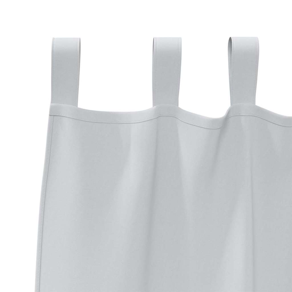 Fekete Függöny Gyűrűkkel 2 pcs Halvány szürke 245 x 140 cm