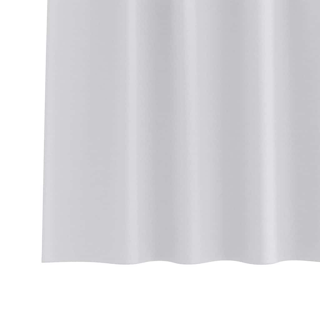 Fekete Függöny Gyűrűkkel 2 pcs Halvány szürke 245 x 140 cm