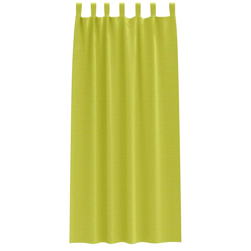 Fekete Függöny Gyűrűkkel 2 pcs Zöld 225 x 140 cm Poliészter